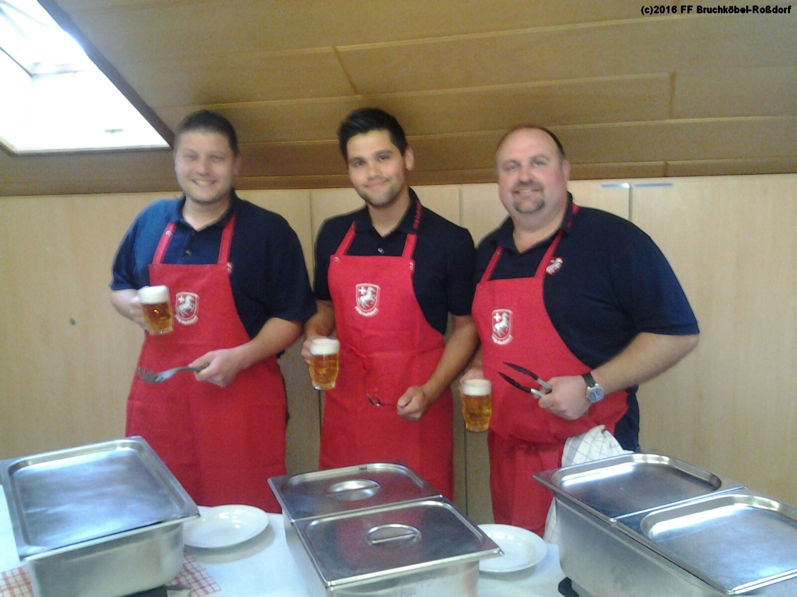 Die Kchencrew beim 20. Schlachtfest im Spritzenhaus